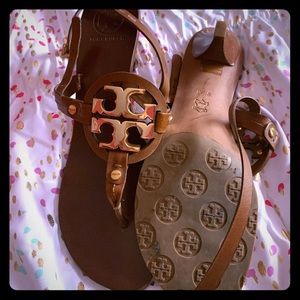Tory Burch kitten heel sandals authentic